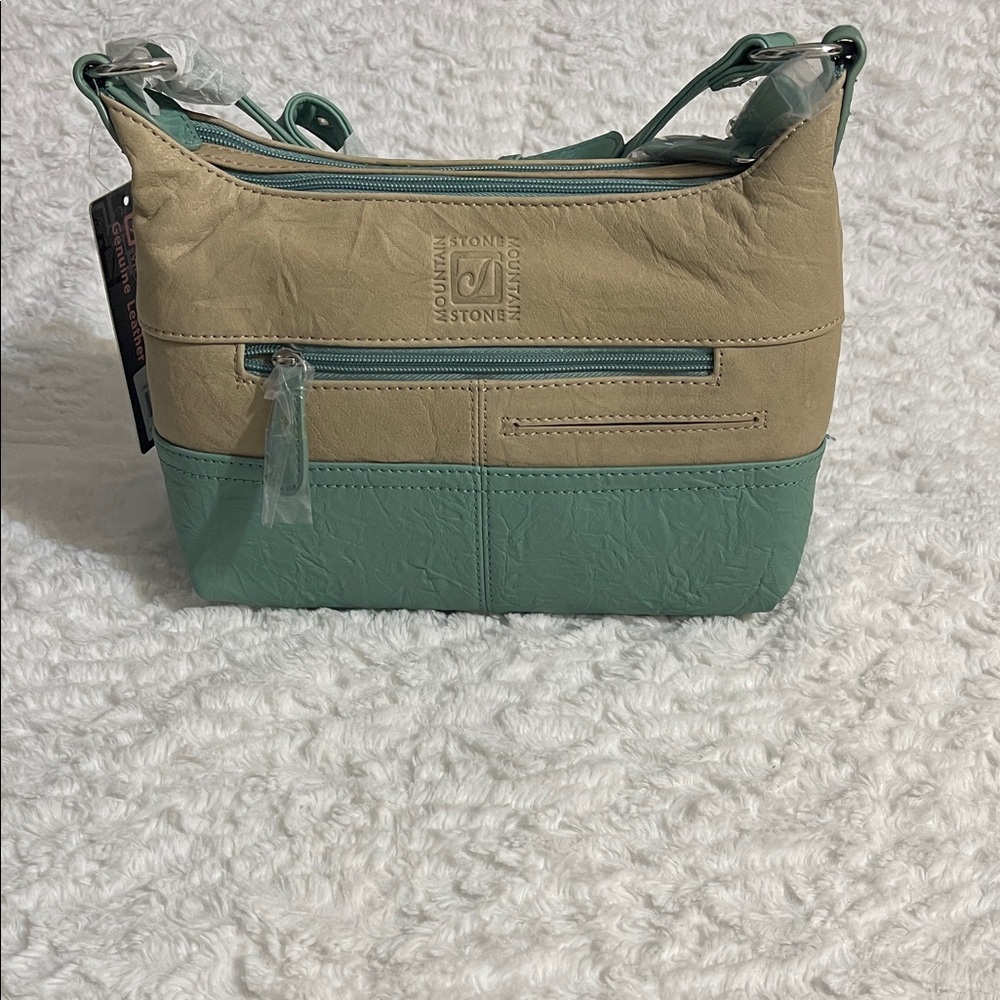 Stone Mountain Accessories Two-Tone Shoulder Bag
